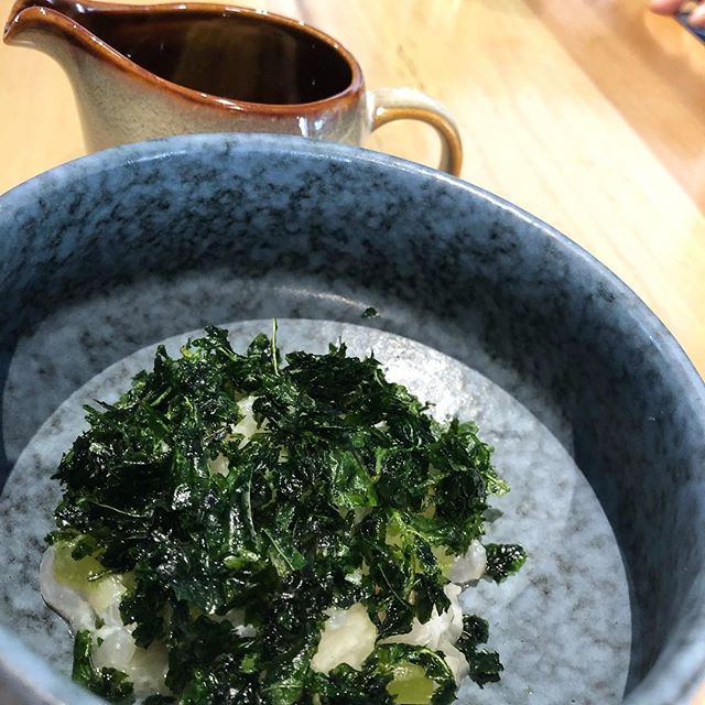 Have you had our new snapper tartare with tostada dashi? Familiar flavors presented in a new way. V Quiote.